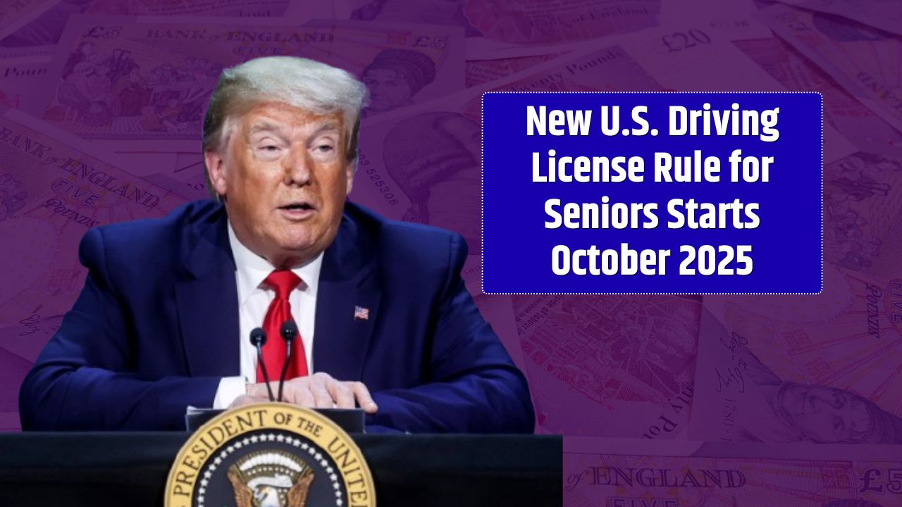 New U.S. Driving License Rule for Seniors Starts October 2025